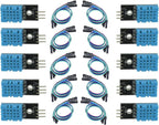 10-Pack DHT11 Temperature and Humidity Sensor, 3.3V-5V