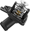 BDFHYK 902-788 Engine Coolant Thermostat Housing Assembly Compatible with Honda Accord Civic CR-V, Compatible with Acura CSX ILX TLX TSX 2.0L 2.4L Replace 19301-RAF-003 19301-RAF-004 143-0819