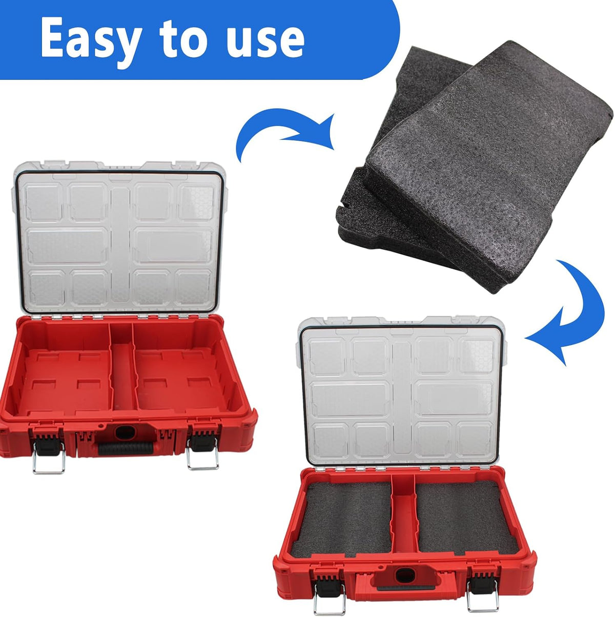 48-22-8430 Packout Foam Inserts for Milwauke Tool Box 2 Pack