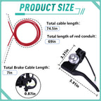 Brake Cable Compatible with Gotrax Electric Scooters GXL V2/Apex Pro XL