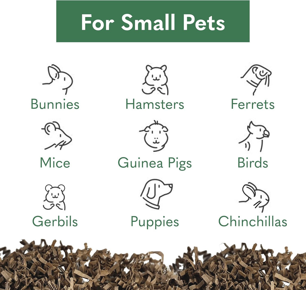 99% Dust Free Paper Bedding for Small Pets and Birds, Odor Control, 1.5 lb (Expands to 30 L)