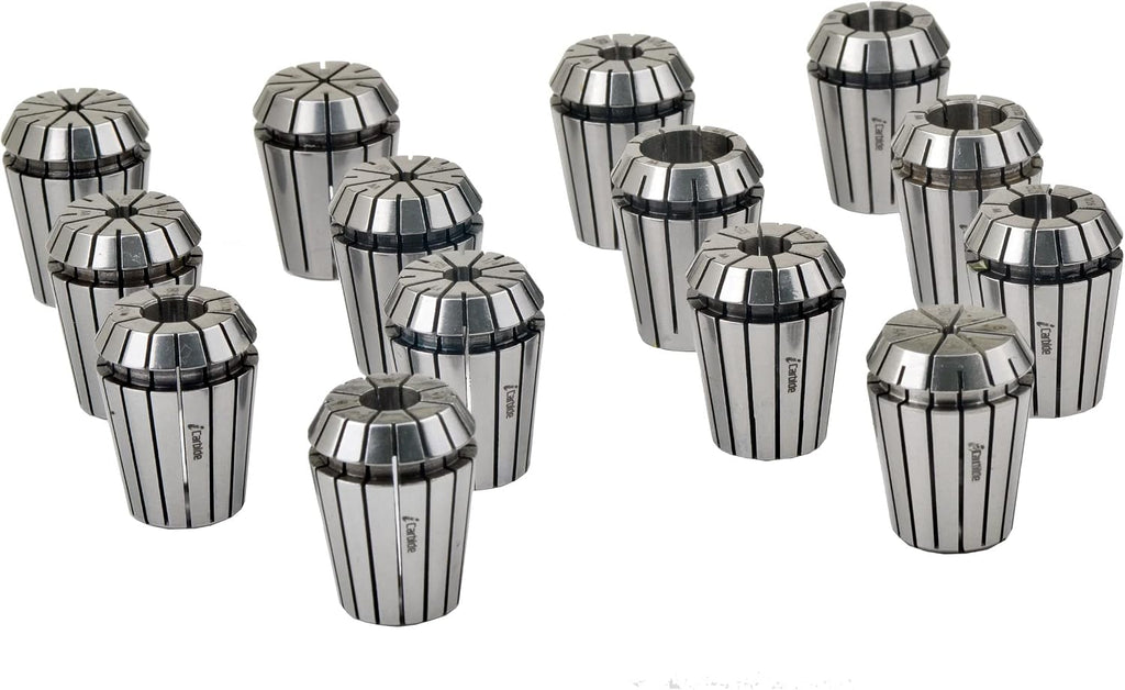 Ultra TIR 0.0002" Precision ER25 Collet Set INCH 14PCs for CNC Engraving Machine & milling Lathe Tool 1/8 to 5/8