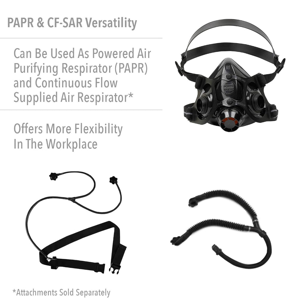 Honeywell North 7700 Series Niosh-Approved Half Mask Silicone Respirator, Small (770030S)