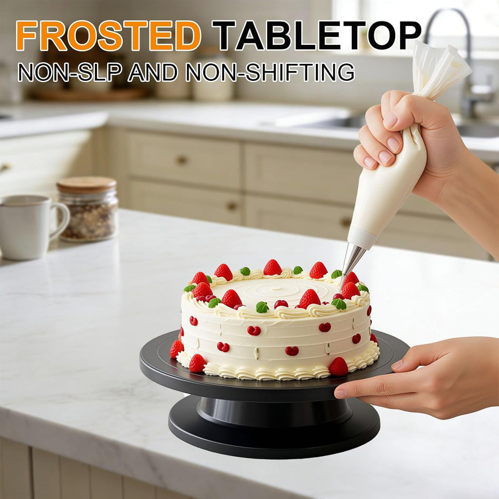 11 Inch Cake Turntable, Cake Decorating Turntable, Cake Spinner Stand