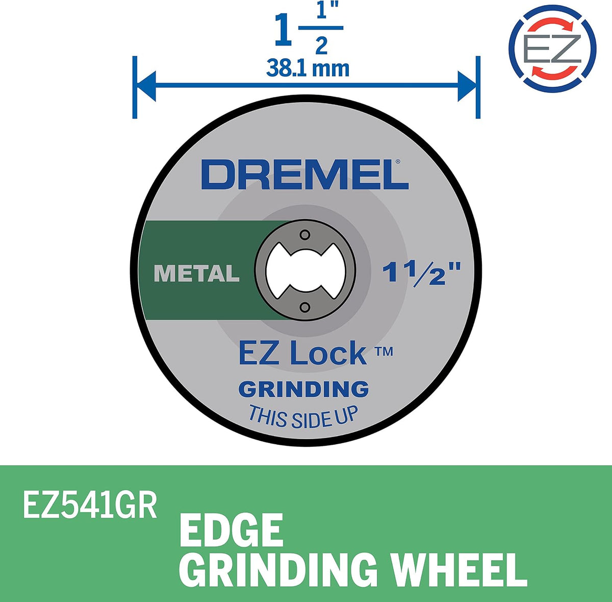 Dremel EZ541GR Aluminum Oxide Grinding Wheel (2-Piece)
