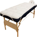 Abundance Deluxe Quilted Fleece Massage Table Pad Set. Includes Face Cradle Cover & Table Pad. Microfiber Fleece is