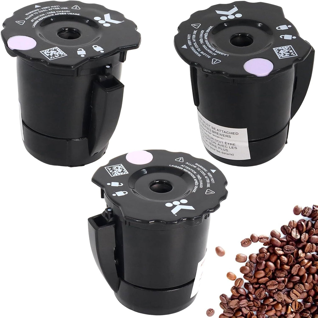 K250 Reusable Coffee Filter Compatible with Keurigg My K-Cup 2.0 1.0 | 3 Pack Refillable Ground Coffee Filter Fits