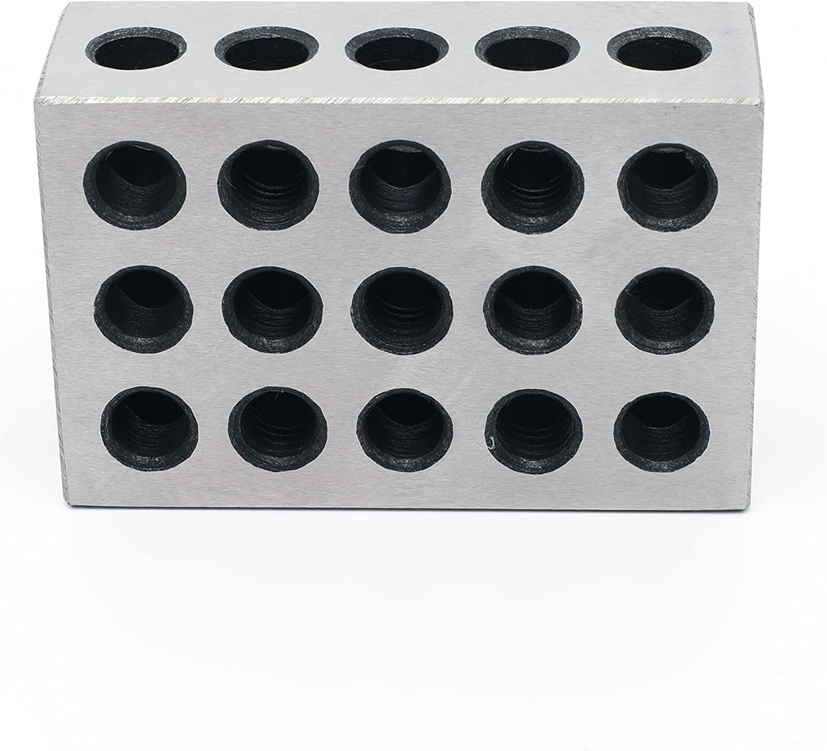 Pair 1" x 2" x 3" Precision Steel 1-2-3 123 Blocks 23 Holes
