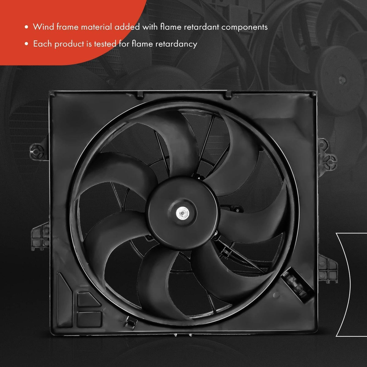 A-Premium Engine Radiator Cooling Fan Assembly