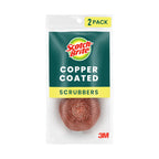 Copper Coated Scrubbing Scour Pads, 48 Pack
