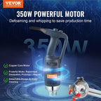 Commercial Immersion Blender, 350W Heavy Duty Hand Mixer, 16 inch Stepless Variable Speed Mixer with Stainless Steel