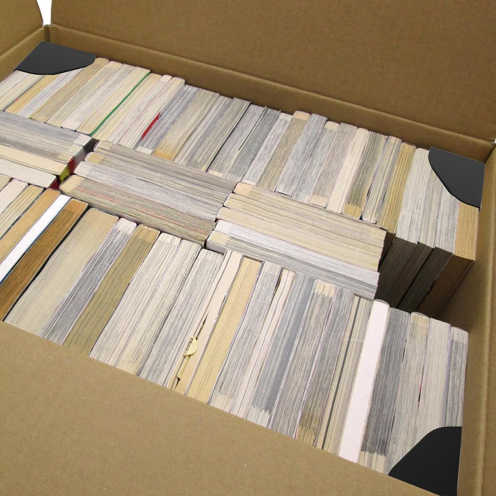 200 Pcs Packaging Edge Protectors, Plastic Heavy Duty Shipping Box Corner Protectors Corner Guards for Boxes