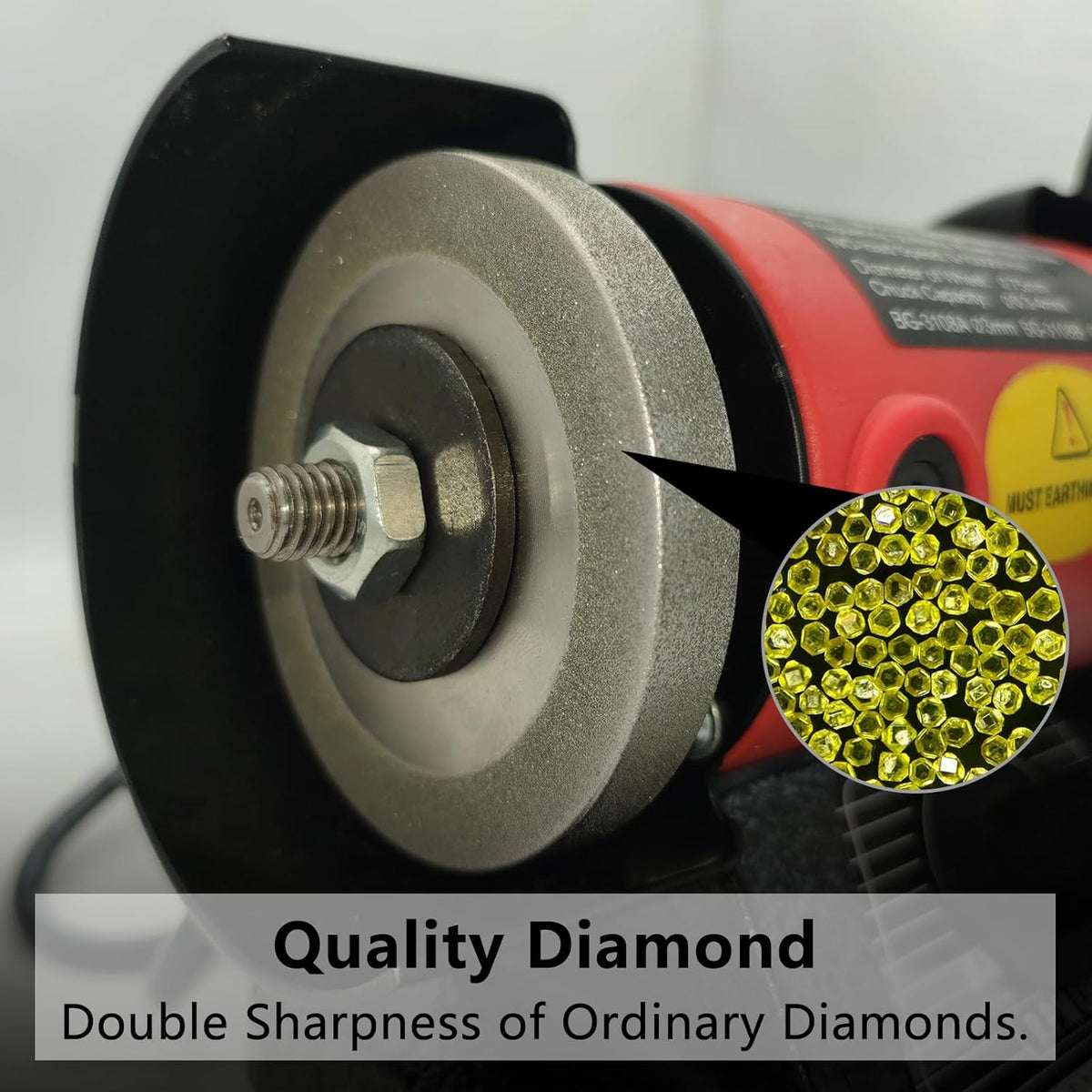 3 inch Diamond Grinding Wheel 150 Grit, 1/2" Arbor, 10mm Wide