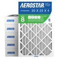Air Filter 20x25x4 MERV 8 AC Filter, HVAC, Furnace Filter, 6 Pack