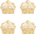 50 PCS Laser Cut With Ribbon Wedding Party Favor Box, Wedding Gift Box, Chocolate Candy and Gift Boxes Paper bags for