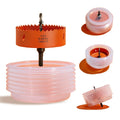 4.25" Hole Saw for Recessed Lights, with Dust Bowl Catcher