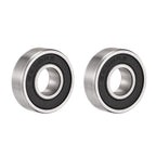 uxcell S698-2RS Stainless Steel Ball Bearing 8x19x6mm Double Sealed Bearings 2pcs