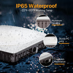 60W LED Canopy Lights 4Pack: Selectable Wattage 60/45/30W 3CCT