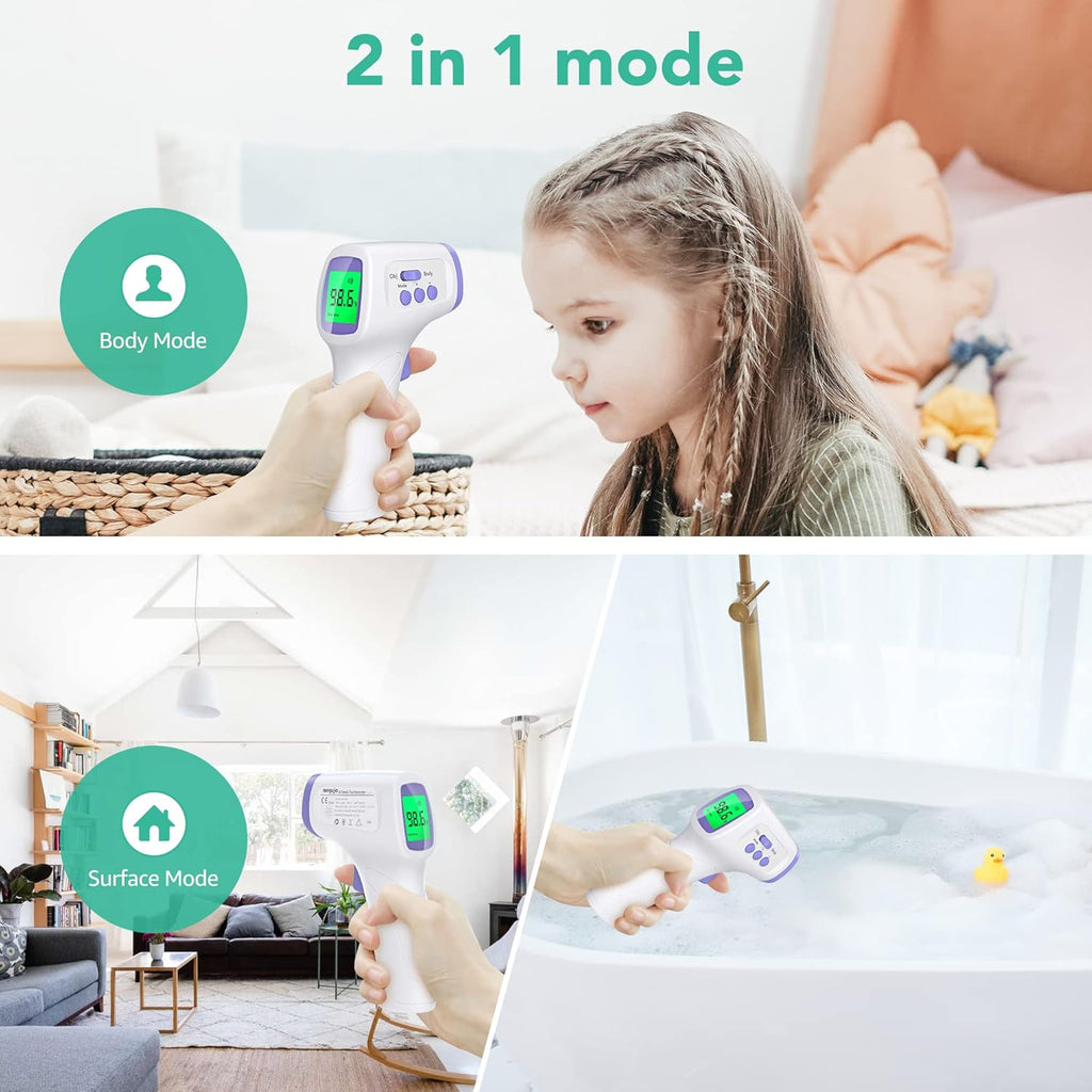 Thermometer for Adults and Kids Forehead Thermometer for Kids Digital Touchless Thermometer Infrared Forehead
