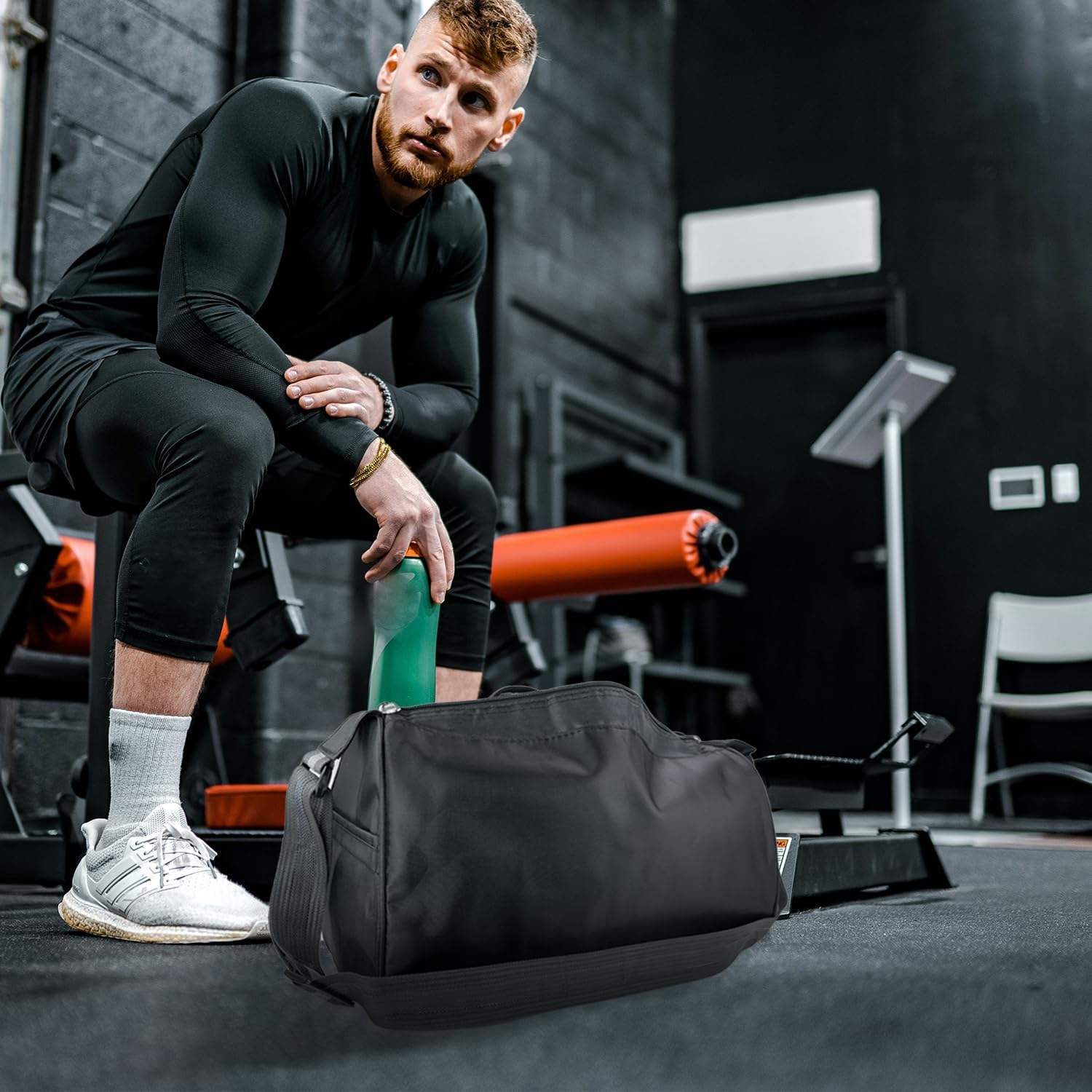 Small Travel Duffel Bag Foldable Waterproof Gym Bag for Gym Beach Swim Bag Men Women Duffle Bag Lightweight Oxford