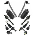 TRQ Front Steering & Suspension Kit Ball Joint Steering Rack & Pinion