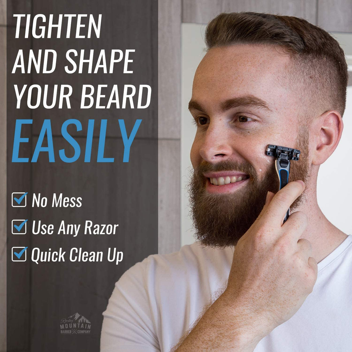 Clear Shave Gel for Men, 8 oz