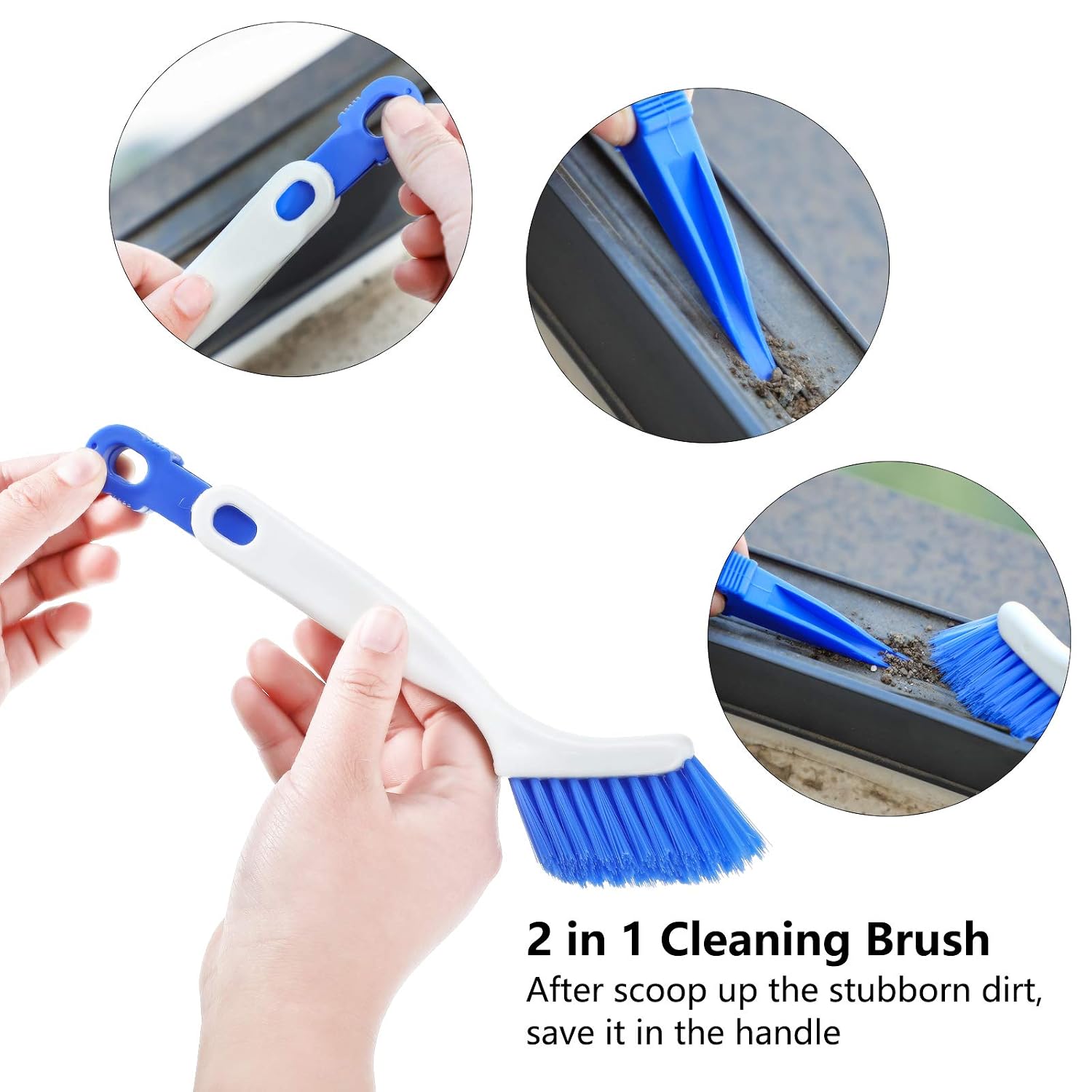 4 Pieces Cleaning Brush Sets Small Scrub Brush Household Use for Cleaning Bottle Sink Kitchen Sink Corner Dish Edge