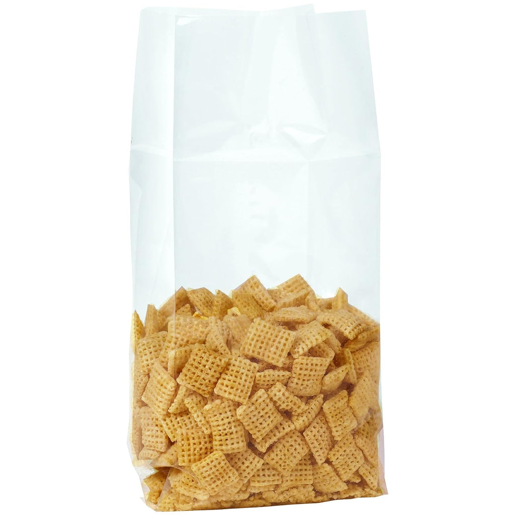 Gusseted Polypropylene Bags 1.5 Mil, 5" x 2 1/2" x 11", Clear