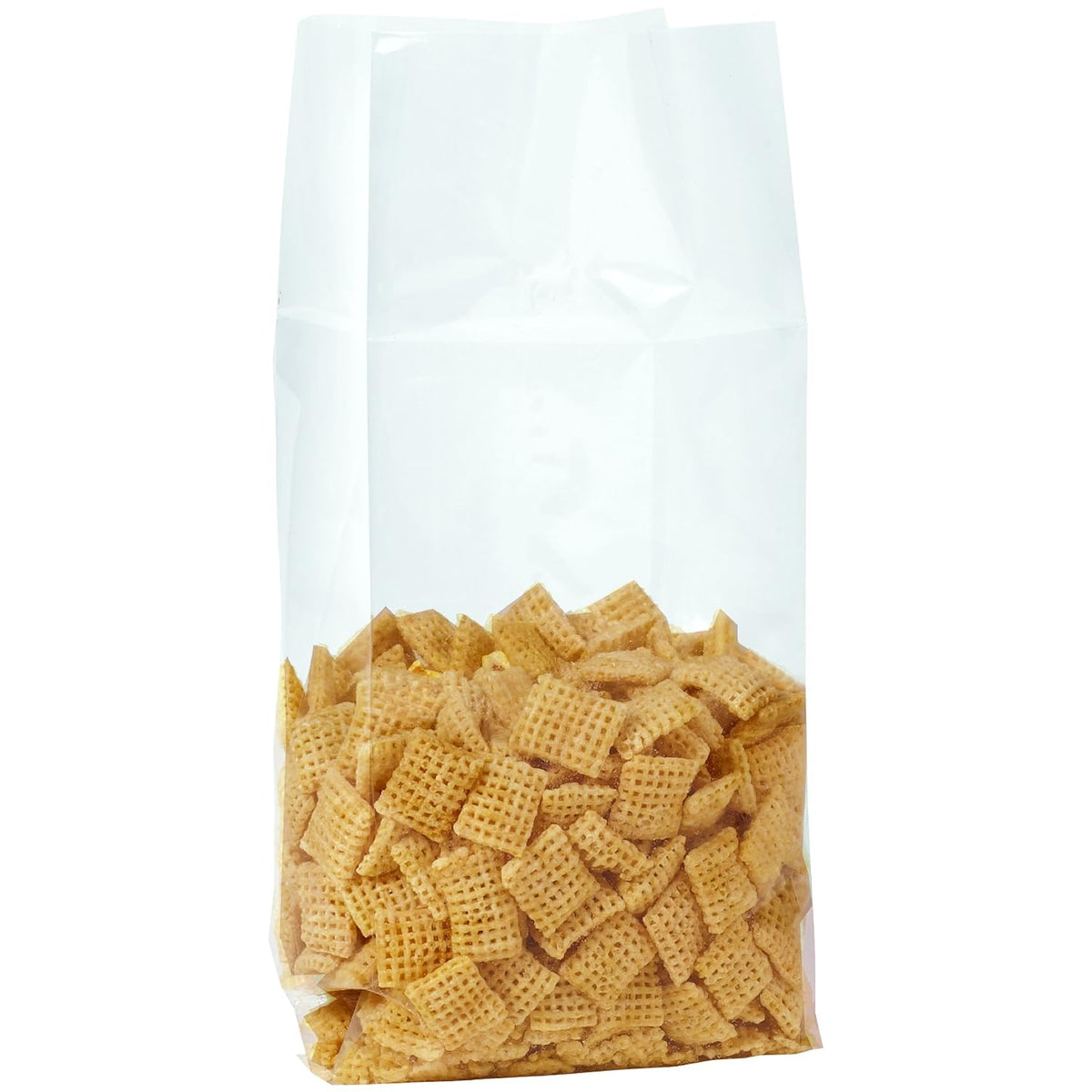 Gusseted Polypropylene Bags 1.5 Mil, 5" x 2 1/2" x 11", Clear