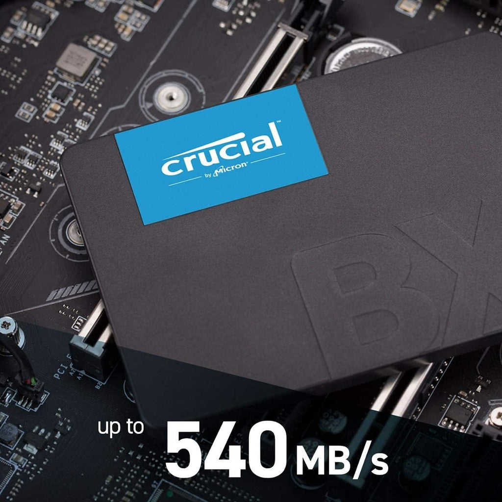 BX500 SATA SSD 1TB, Internal SSD 2.5", Up to 540MB/s, Compatible with Notebooks and Desktop PCs, 3D NAND, Dynamic