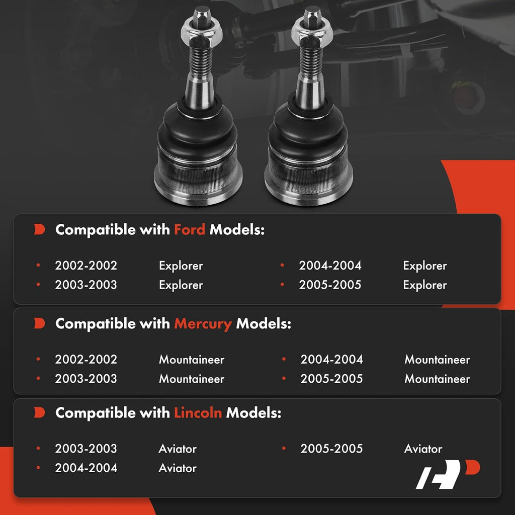 A-Premium Front Upper Ball Joint, Compatible with Ford, Lincoln, Mercury