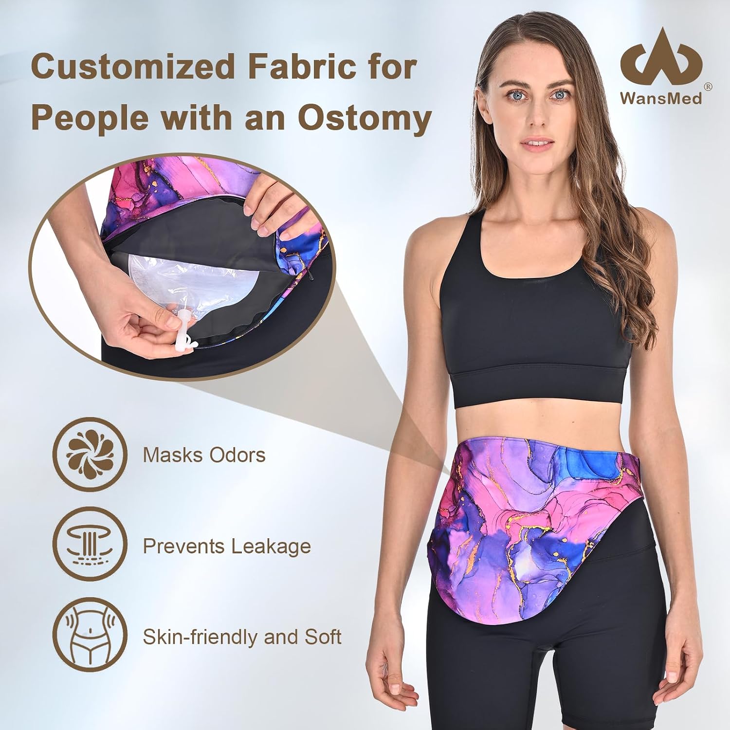 Ostomy Bag Covers for Men and Women | Ostomy Belt for Sports and Daily Life | Leak-Proof and Odor-Masking Solution