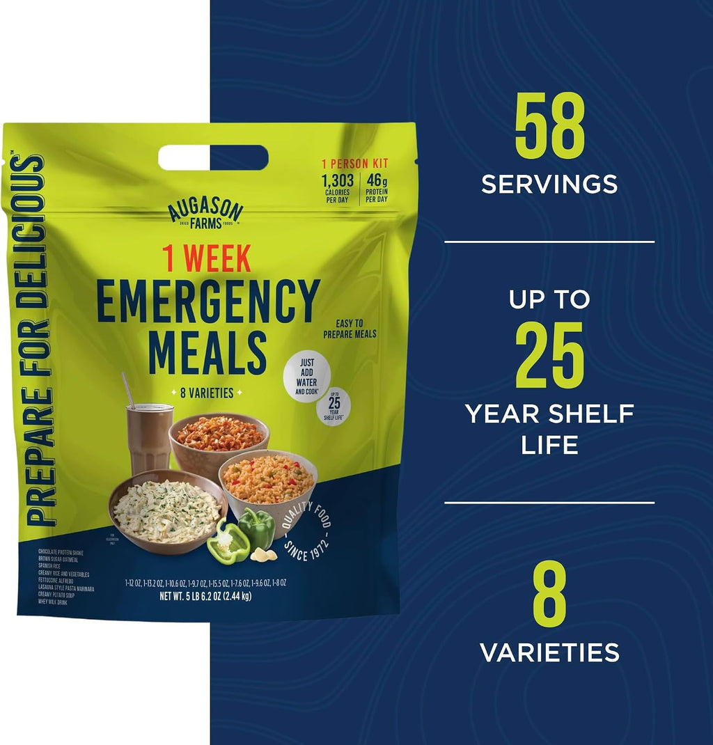 BE Ready 1-Week Emergency Food Supply