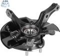 Front Left Driver Side Steering Knuckle & Wheel Bearing Hub Assembly for Honda Civic 2012 1.5L 1.8L L4, Not for SI model, LK097, 51216-TR3-Y00, 51216-TR0-A00