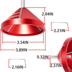 CKZQYBY PVC Deburring Tool, 2 in 1 Inner-Outer PVC Reamer Tool