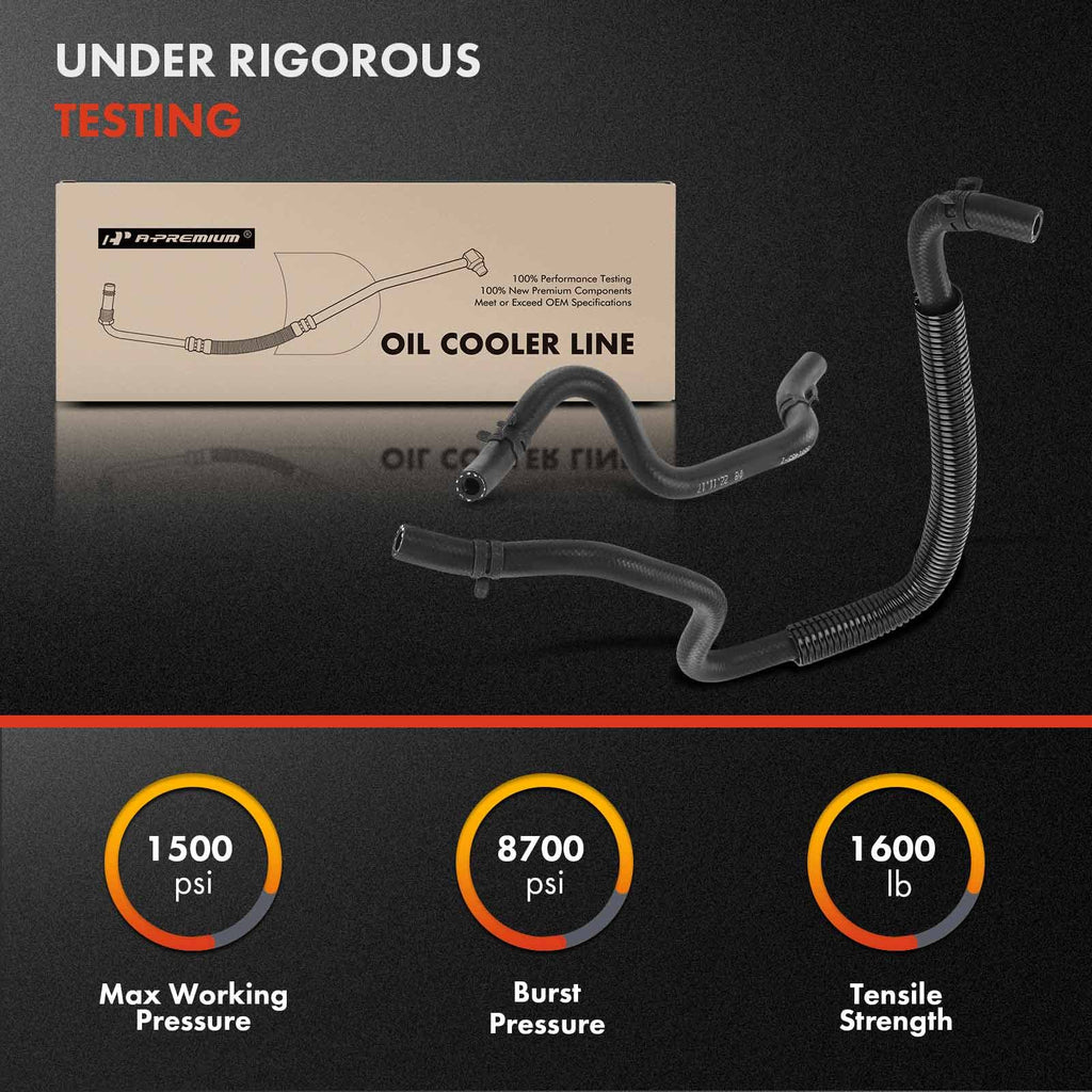 A-Premium Automatic Transmission Oil Cooler Line Hose Assembly