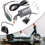 Eletric Scooter Controller, Electric Bike Scooter Brushless Controller Kit Include 36V 500W 17A Controller Dashboard and Accelerator