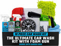 10-Piece Arsenal Builder Car Wash Kit with Foam Gun, Bucket, and 3 - 16 fl oz Car Care Products & Chemicals - Works