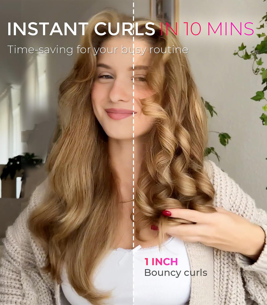 Automatic Rotating Curling Iron, TYMO CURLPRO Beach Waves Hair Curler