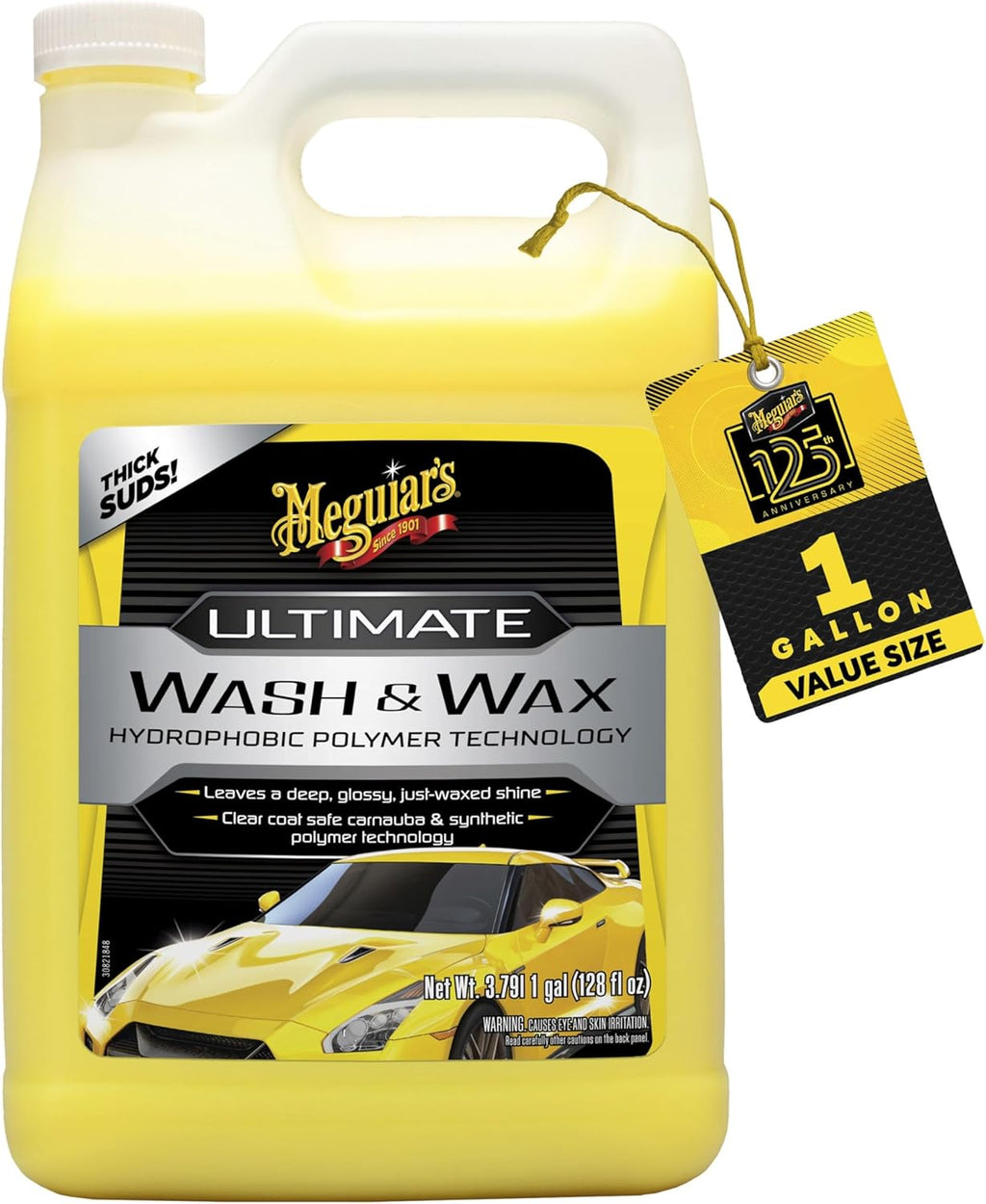 Ultimate Wash and Wax, Car Wash and Wax Cleans and Shines in One Step, Wash, Shine, and Protect with an Enhanced pH