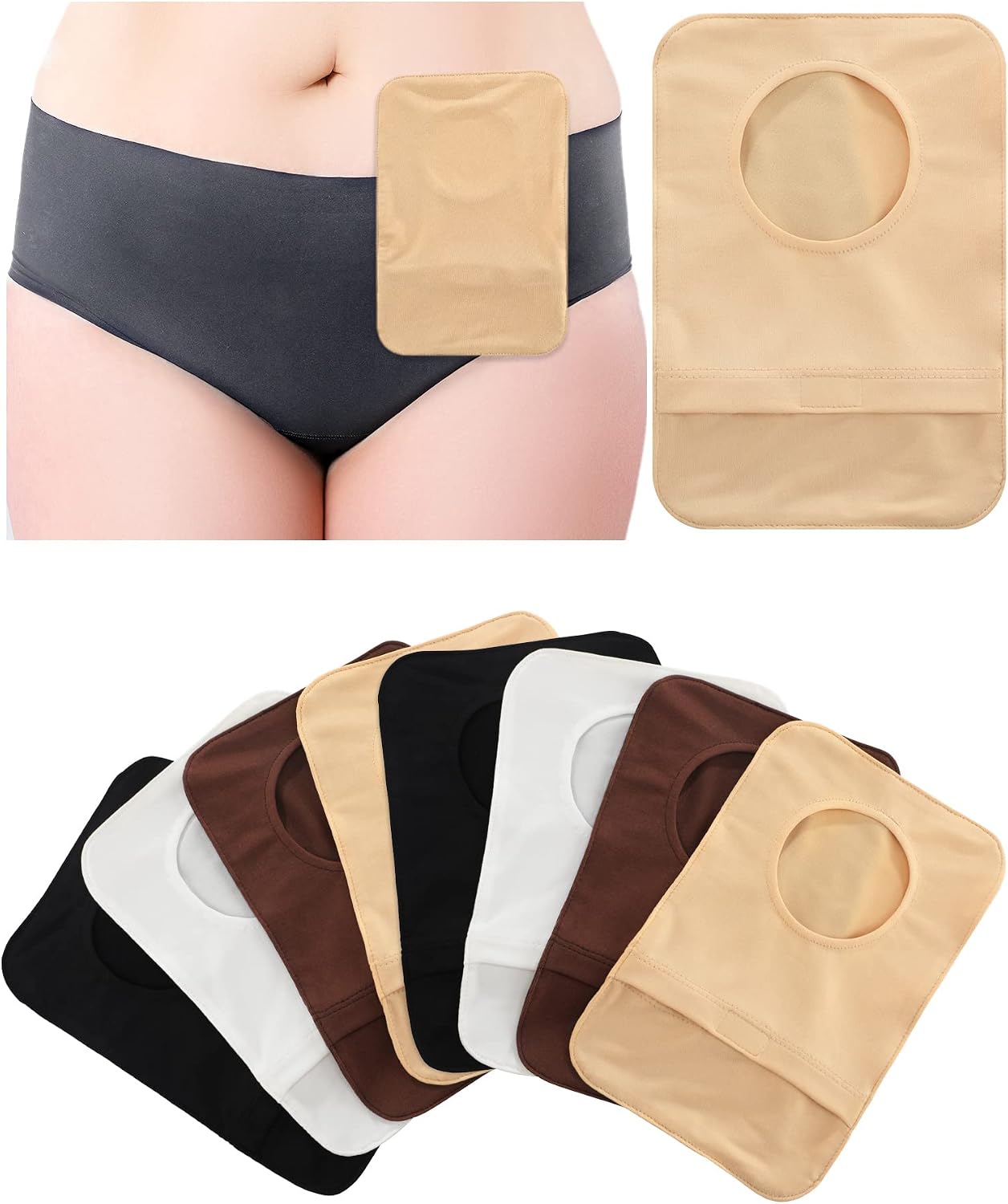 8 Pcs Ostomy Bag Cover Waterproof Colostomy Pouch Liner