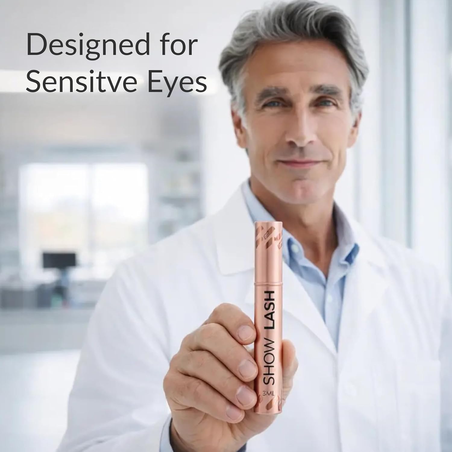 LeVaye Cosmetics Show Lash Eyelash Serum for Longer, Thicker, Gorgeous Looking Lashes, Cruelty Free Lash Serum