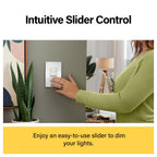 Legrand 450W Wide Slide LED Dimmer Light Switch Single-Pole Tri-Color 1Pack