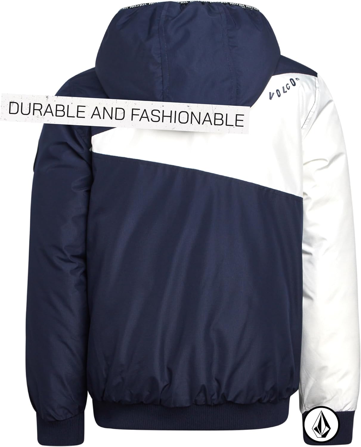 Boys Reversible Breathable Hooded Winter Puffer Jacket (4-20) | Two Looks in One, Flips from a Bold Pattern to a