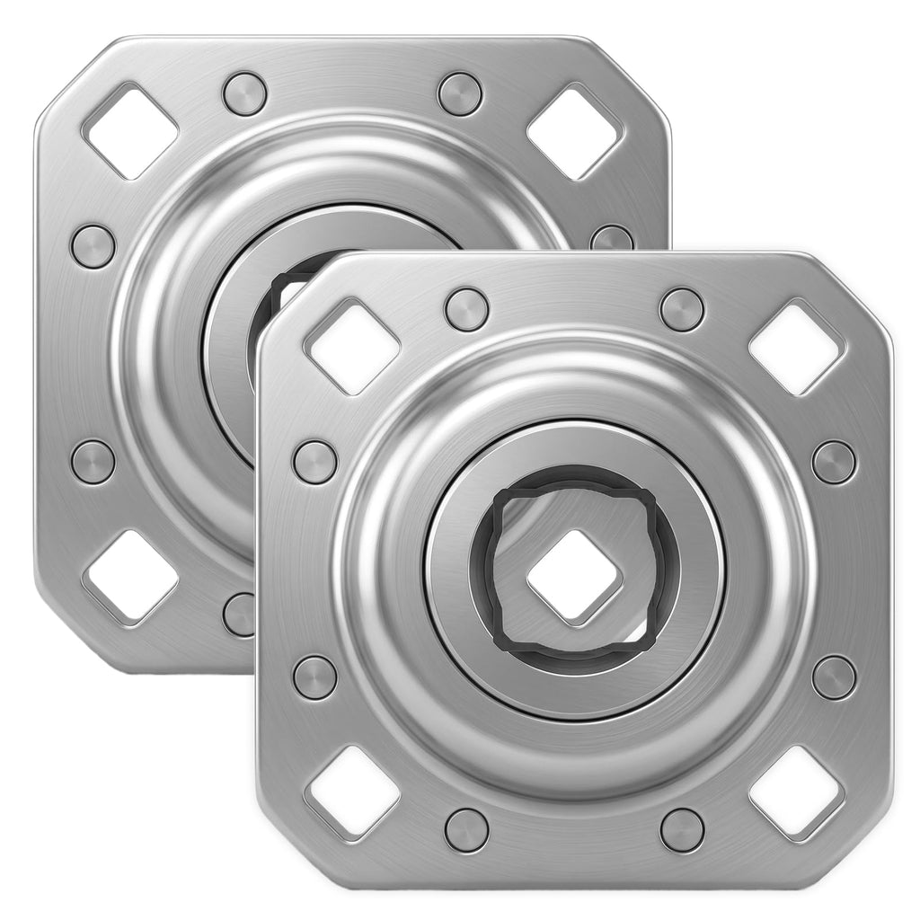 FD208R1 Disc Harrow Flange Bearing 1" Square Bore, 4-Bolt