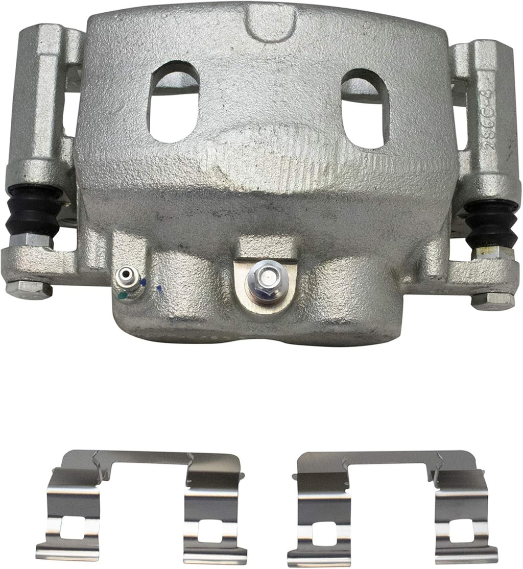 Performance Front Brake Calipers Ceramic Pads Drilled Rotors Compatible with Sierra Silverado Tahoe