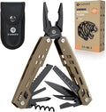 Multitool 17-in-1 Stainless Steel Multi Tool with Pocket Knife Needle Nose Pliers Bottle Opener Screwdriver