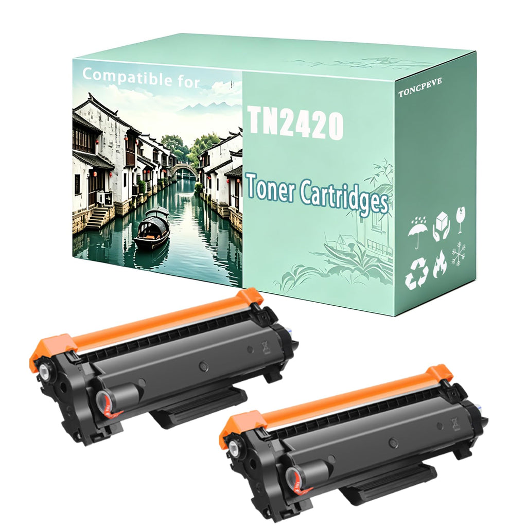 Replacement TN2420 Toner Cartridges Brother (2BK)