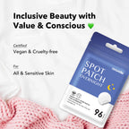 Overnight Hydrocolloid Acne Pimple Patches Nighttime 96 Count