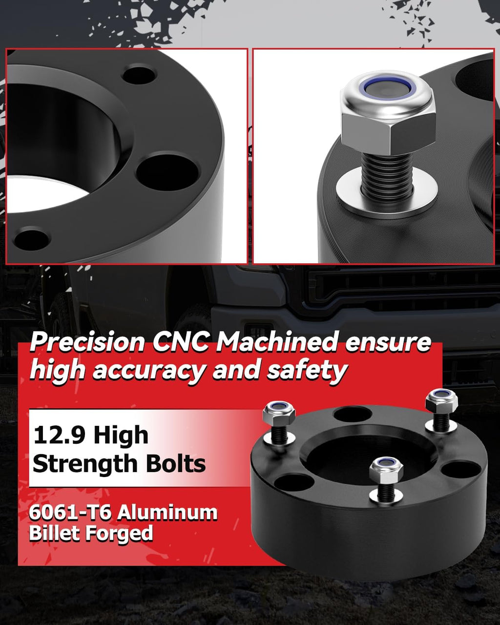 PROEZE 3 inch Front Leveling Kit for 2004-2026 F150 2WD 4WD